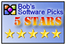 Bob's Software Picks - 5 out of 5 Rating!