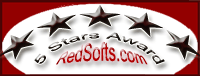 RedSofts.com - 5 Stars Award!
