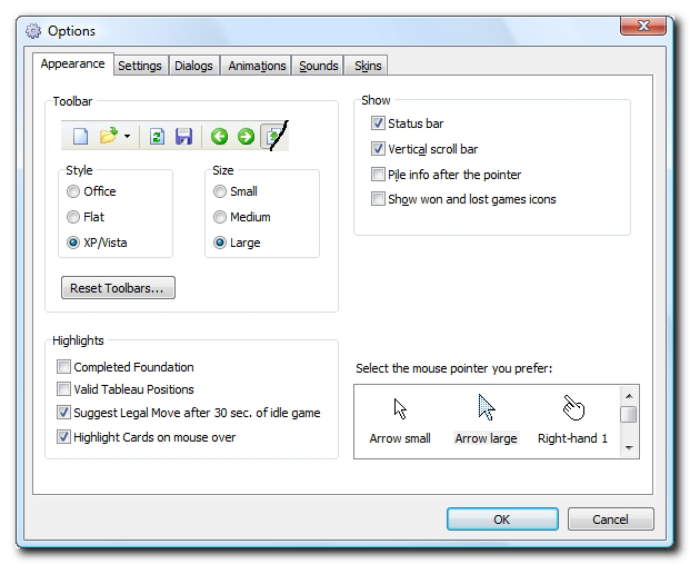 Customize Toolbar