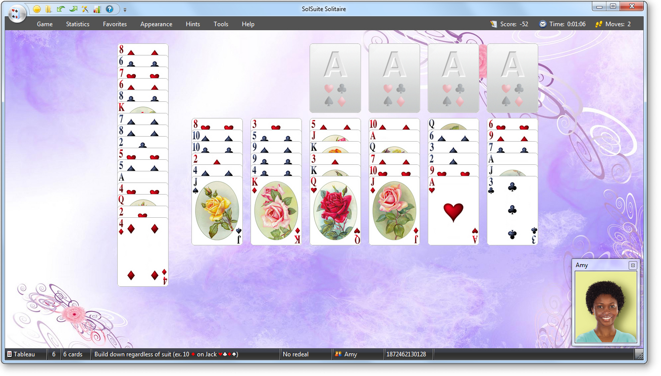 SolSuite 2009's Flower Garden Screenshot